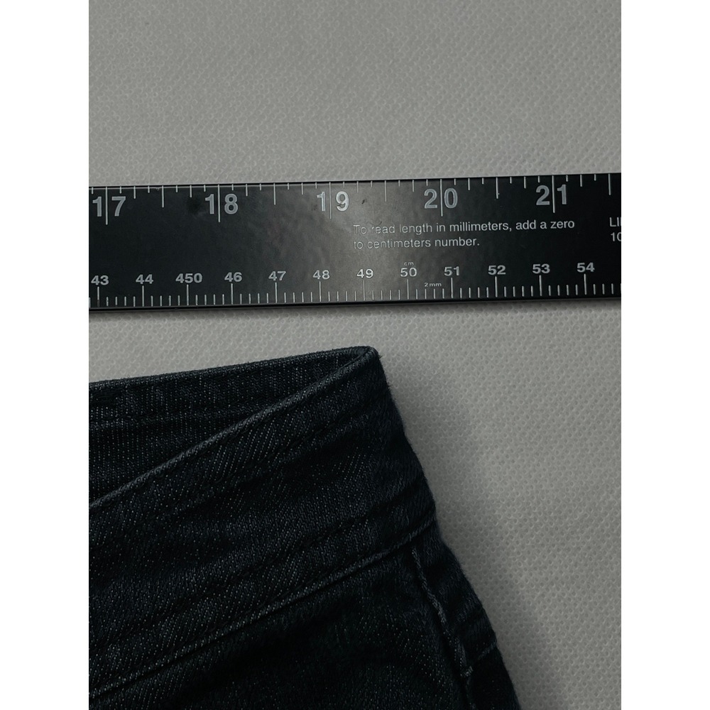 Ellen Tracy Jeans Women 18 Blue Dark Wash Straight Leg Mid Rise Denim Pants - Picture 5 of 10